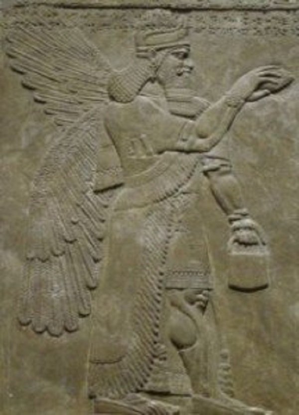 el estraño bolso de los dioses - diferentes representaciones Sumerias utilizando el mismo patrón