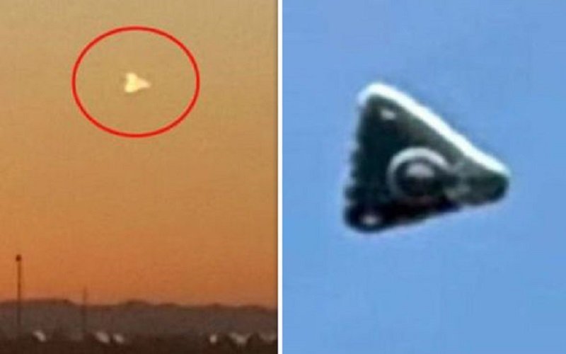 Misterioso "ovni triángular" ¿Tecnología estadounidense ultra secreta? 5 ovni triángular