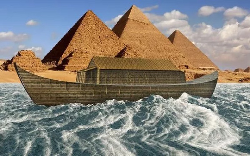 Un escaneo al pergamino del Mar Muerto sugiere que el Arca de Noé era la Gran Pirámide de Giza 5 el Arca de Noé