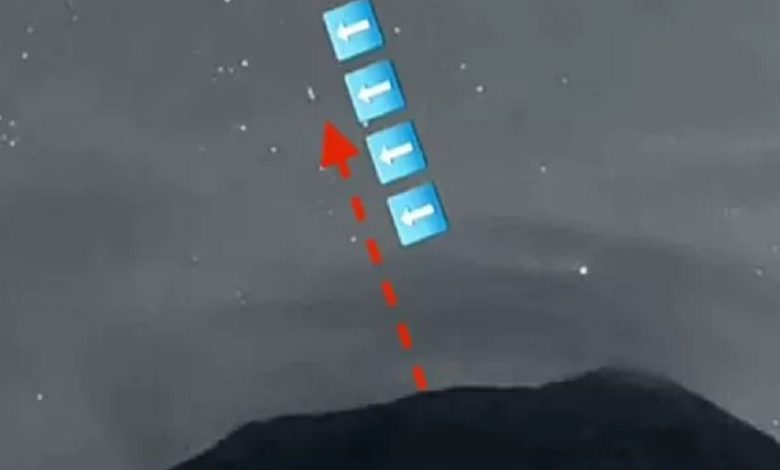 Avistamiento de OVNIs en el volcán Popocatépetl