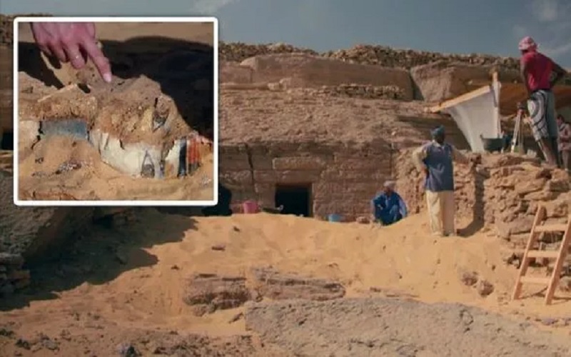 Egipto: Tesoro "más bello que el de Tutankamón" descubierto en una tumba sin abrir 9 Tesoro más bello que el de Tutankamón