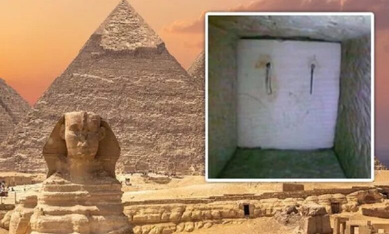Puertas secretas en el interior de la Gran Pirámide