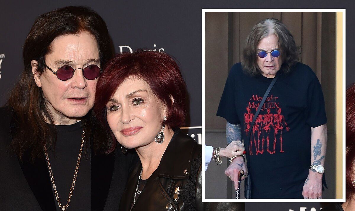 Ozzy Osbourne usa bastón para salir con su esposa Sharon después de prometer una actualización de salud 5 Ozzy Osbourne usa bastón para salir con su esposa Sharon después de prometer una actualización de salud