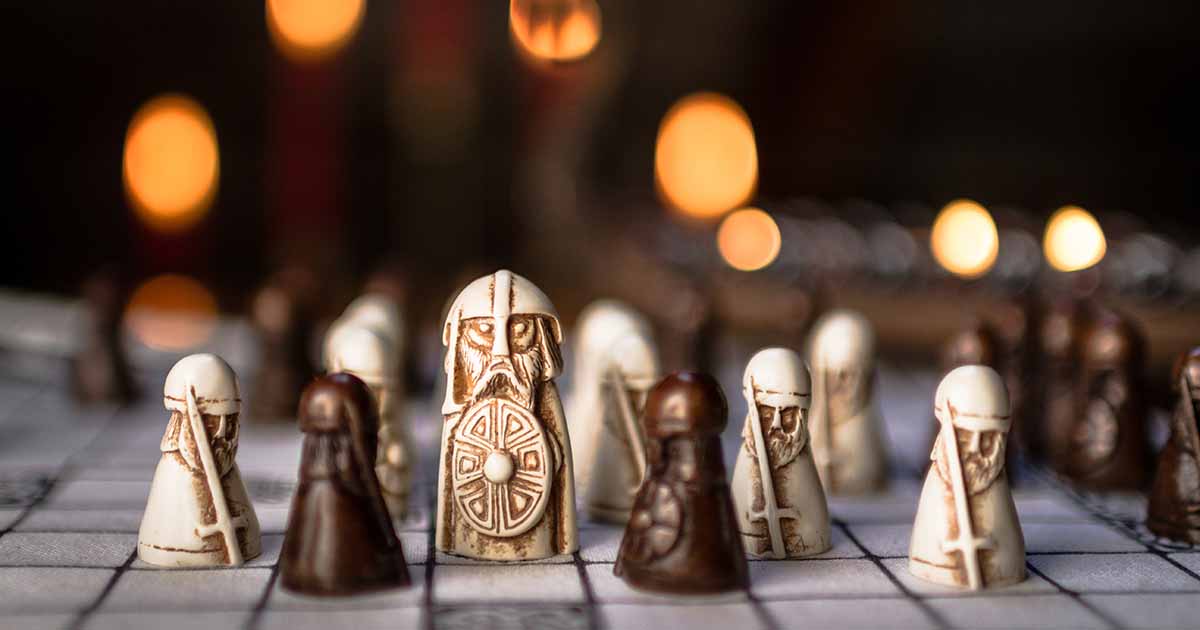 Traditional Hnefatafl board game, of which Tablut is a variation played by the Sami people of Lapland. Source: Berthold Photography / Adobe Stock