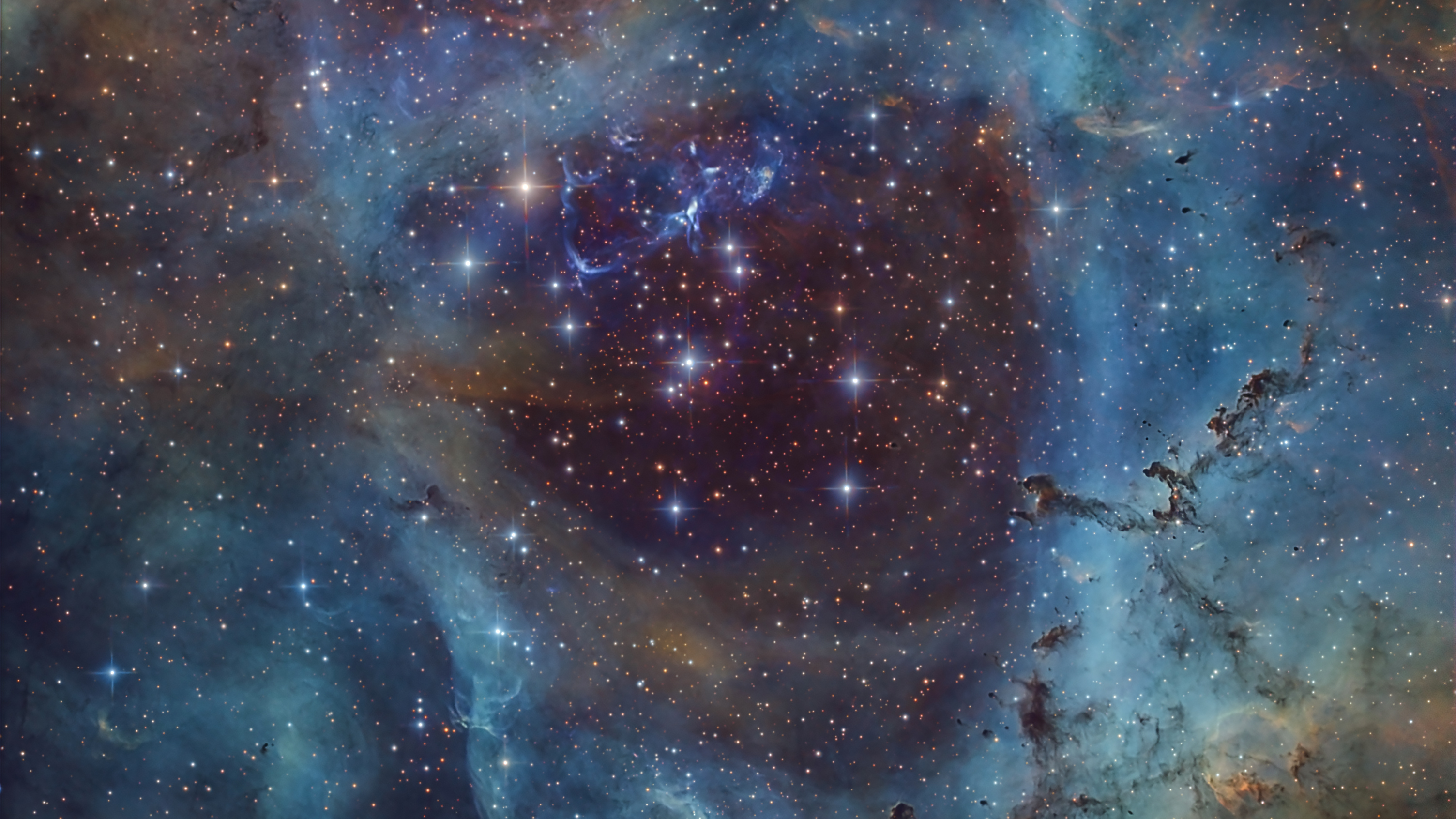 Lo más destacado de la NASA: la colorida nebulosa Roseta es la foto astronómica del día