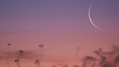 Lo más destacado de la NASA: los anillos de humo y la Luna son la fotografía astronómica del día