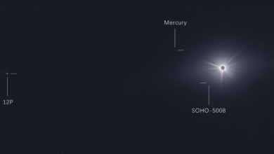 Lo más destacado de la NASA: los cometas en el eclipse solar son la foto astronómica del día