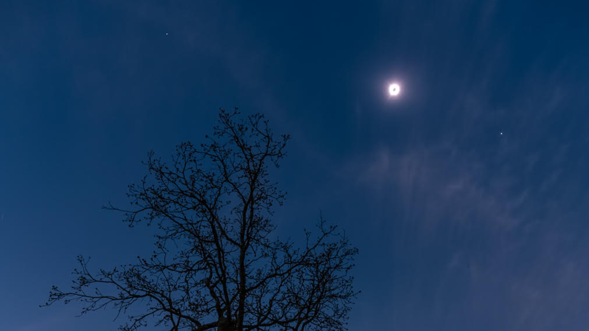 Lo más destacado de la NASA: los planetas y el eclipse solar son la fotografía astronómica del día
