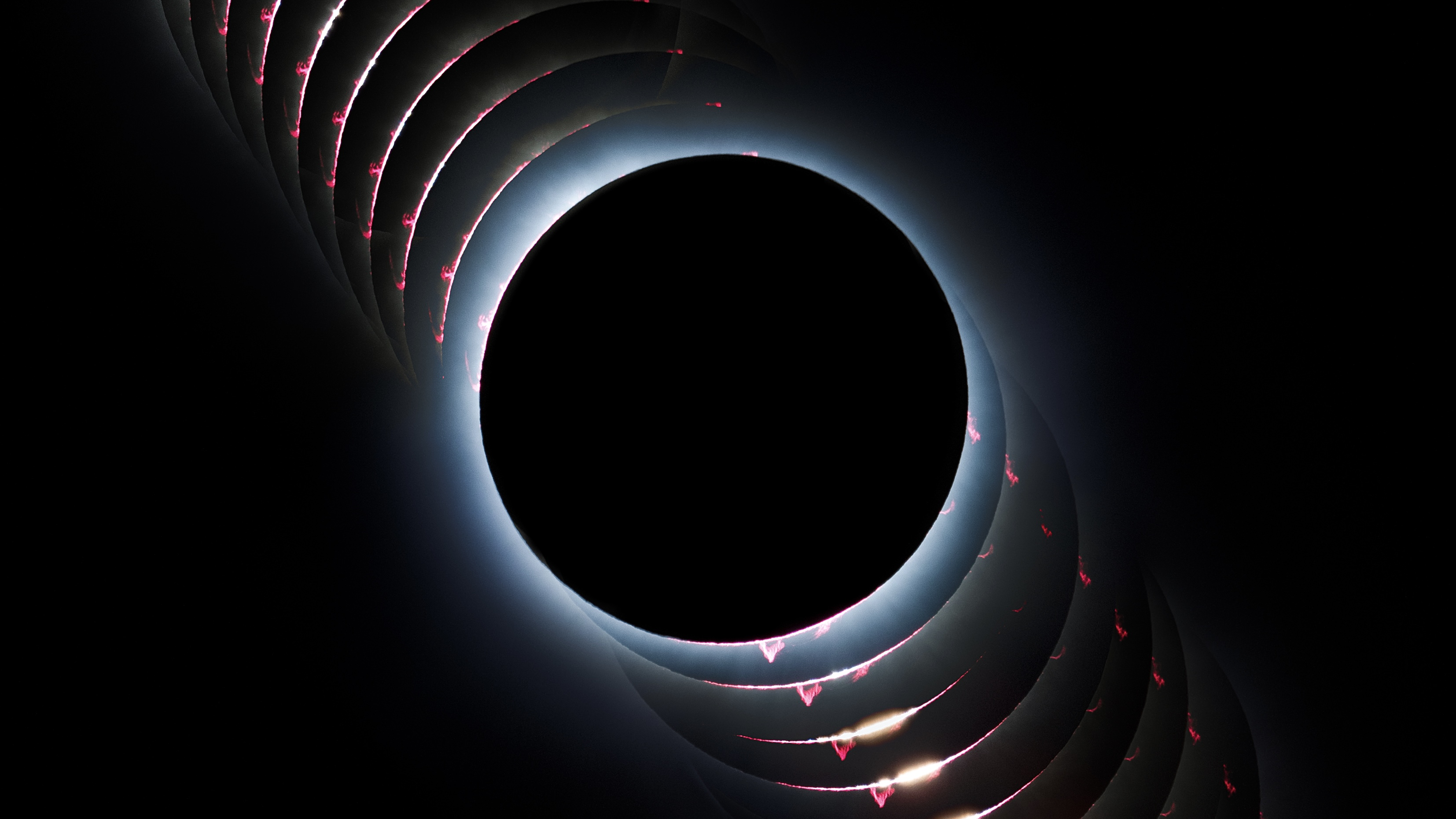Lo más destacado de la NASA: los puntos brillantes del eclipse solar son la fotografía astronómica del día