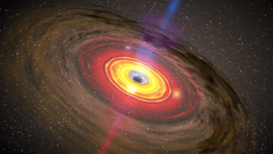 Los centros galácticos podrían experimentar un atasco de agujeros negros