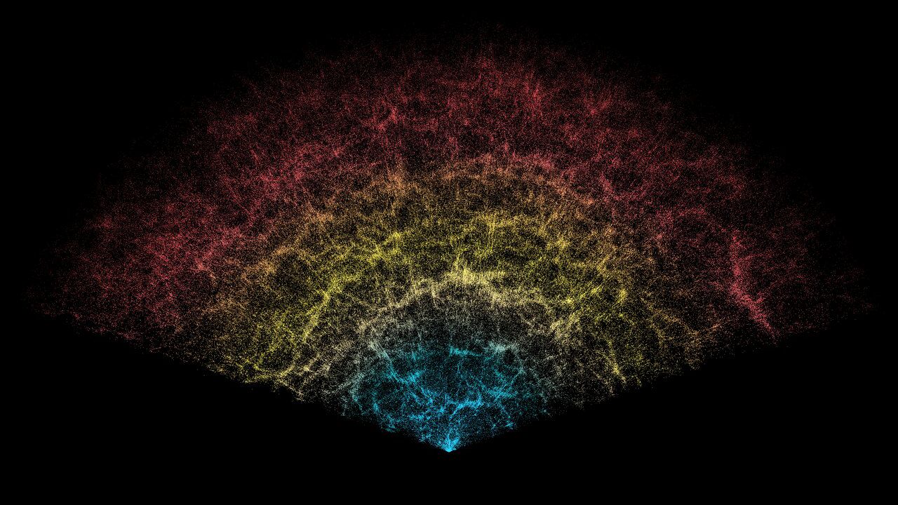 Mapa 3D de la expansión del universo revela millones de galaxias