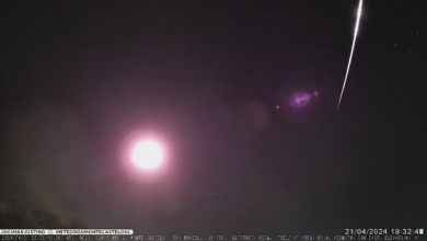 Se ve meteoro en el cielo de SC viajando a más de 110 mil km/h