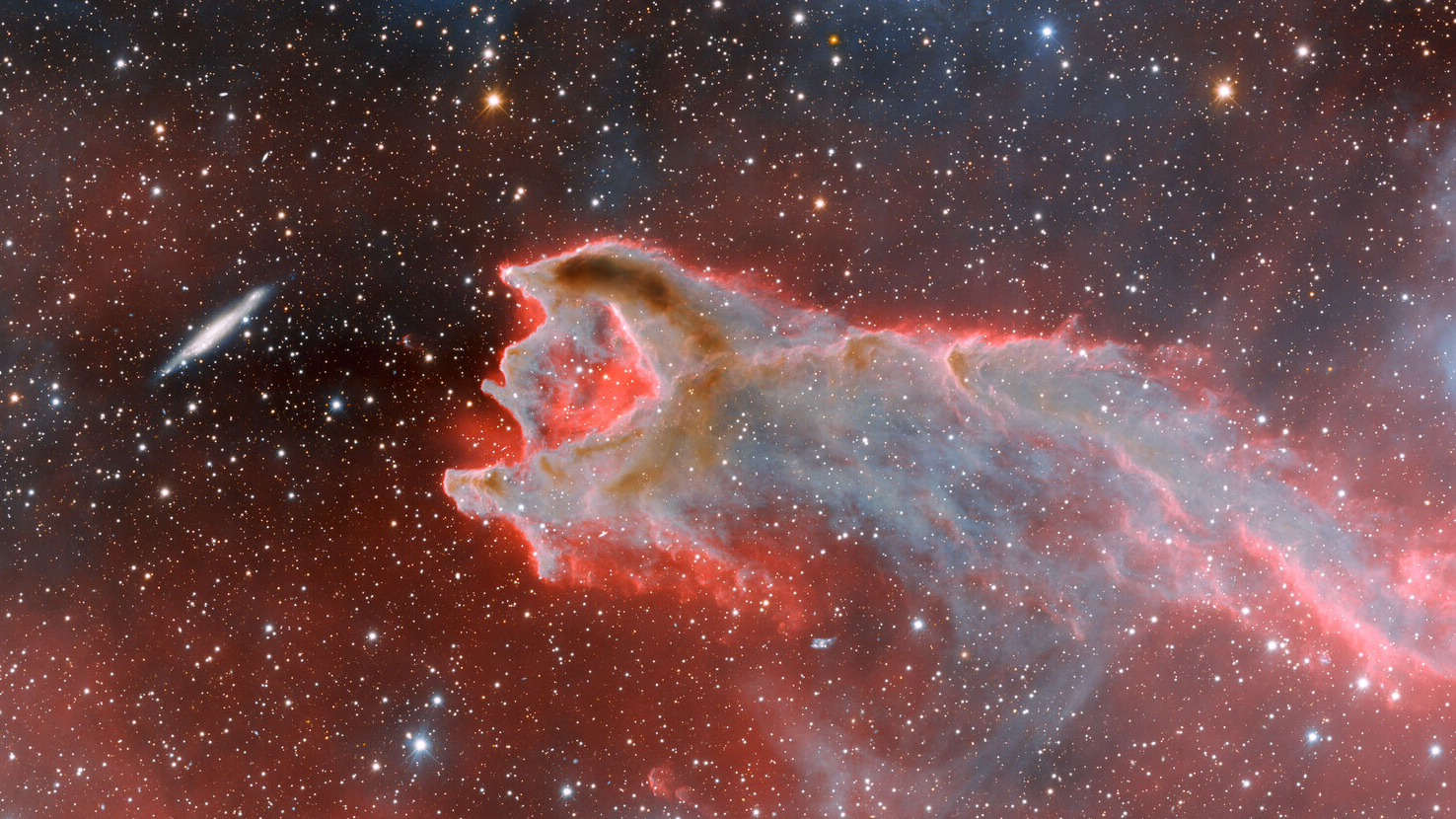 Foco de la NASA: "Cosmic Claw" es la foto astronómica del día 5 CTIO, NOIRLab, DOE, NSF, AURA; T. A. Rector