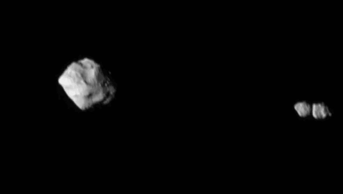 La luna alrededor del asteroide Dinkinesh son en realidad dos asteroides pegados 6 La luna alrededor del asteroide Dinkinesh son en realidad dos asteroides pegados