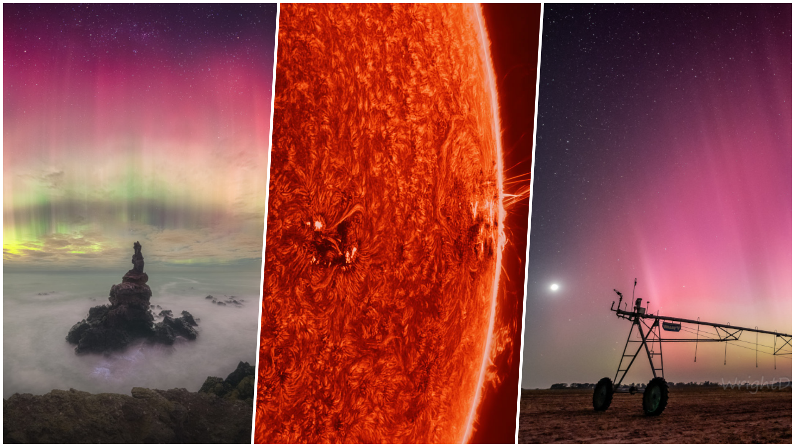 Lo más destacado de la NASA: aurora, manchas solares y + en fotos astronómicas de la semana 5 Wright Dobbs/Sebastian Voltmer/Kavan Chay
