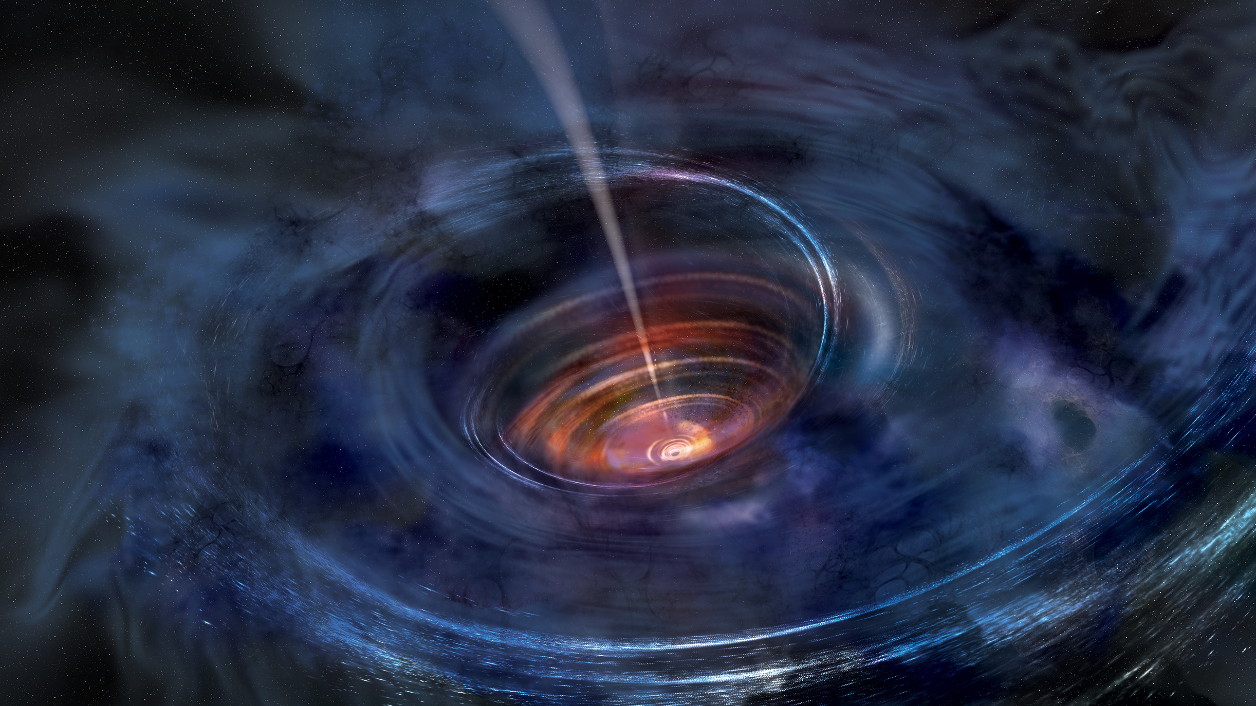 Lo más destacado de la NASA: un agujero negro devora una estrella en la foto astronómica del día 5 NASA, Swift, Aurore Simonnet (Sonoma State U.)