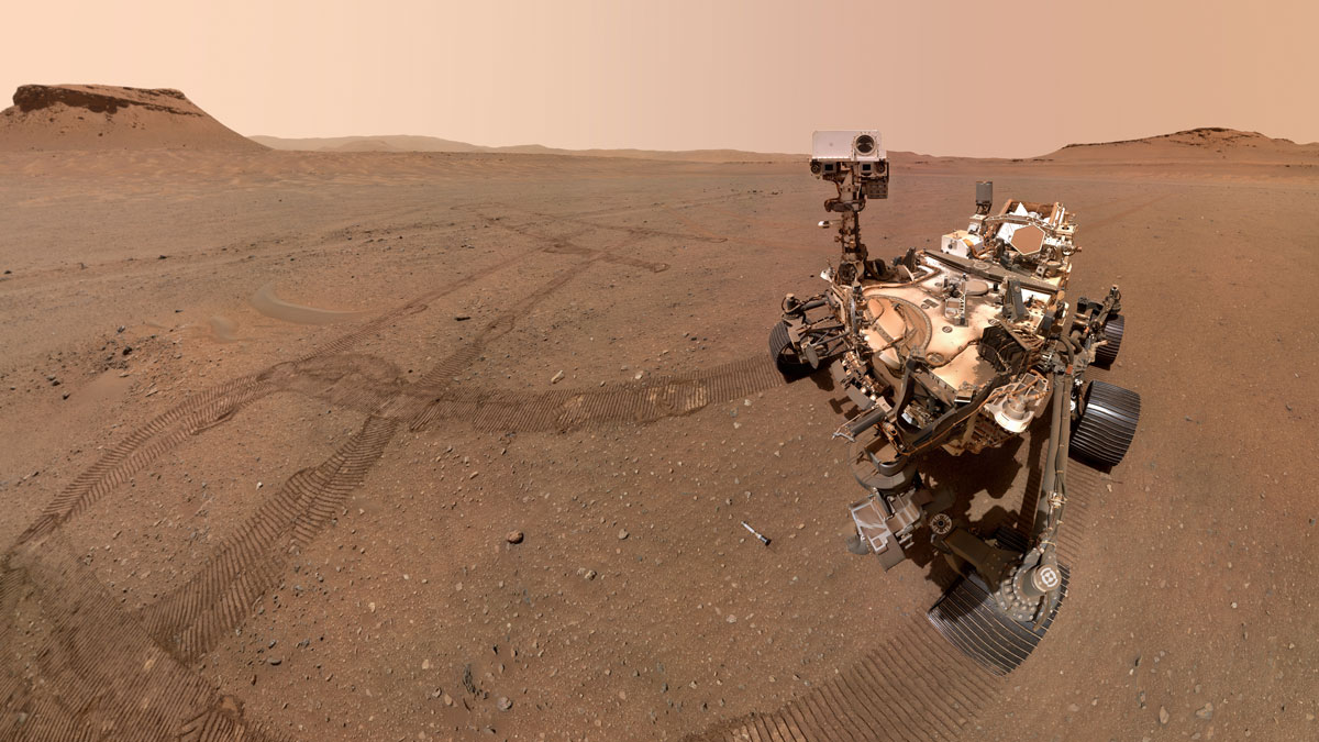 El rover Perseverance comienza su viaje hacia el borde del cráter Jezero en Marte 5 NASA/JPL-Caltech/MSSS