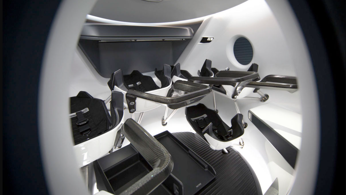 Dentro del Crew Dragon, la nave que rescatará a los astronautas en la ISS 5 SpaceX