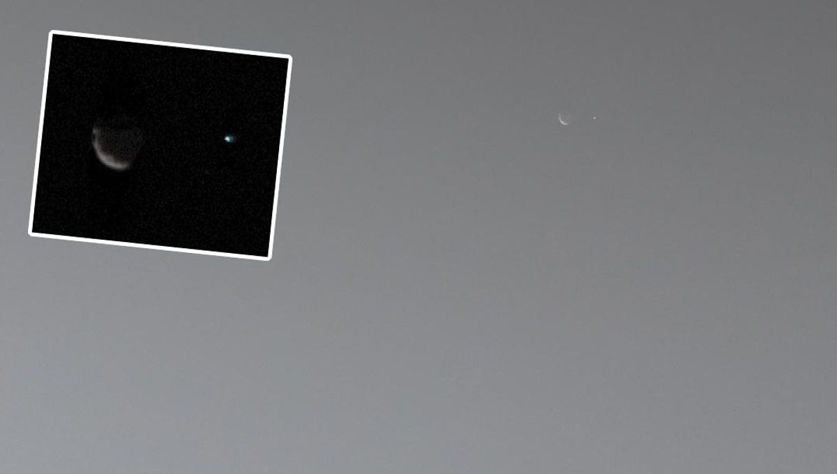 La Tierra se cuela en Fobos en una increíble vista desde Marte 5 La Tierra se cuela en Fobos en una increíble vista desde Marte