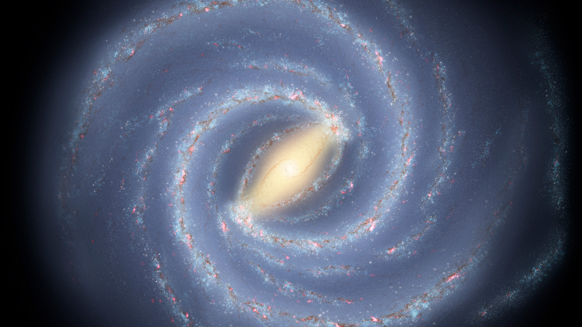 El Telescopio Hubble revela qué galaxia perdió gas y fue la Vía Láctea la que lo robó 5 Spitzer Space Telescope/NASA/JPL-Caltech/R. Hurt