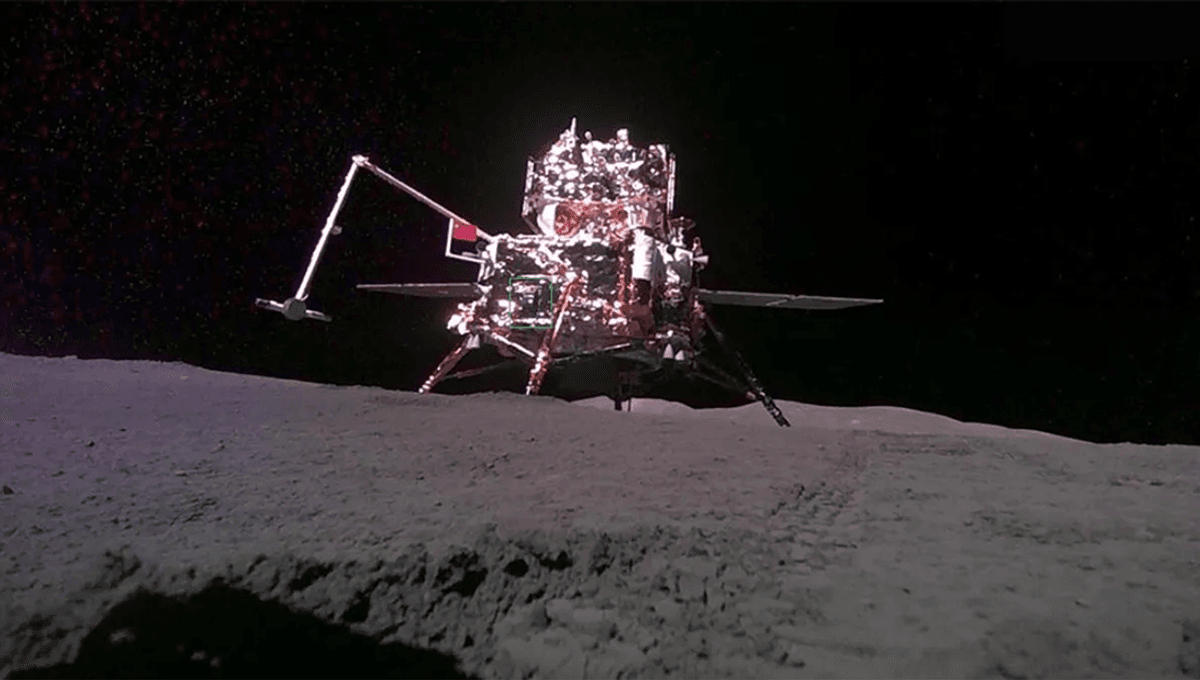 El módulo de aterrizaje chino encontró signos de estructuras magmáticas en la cara oculta de la Luna 5 El módulo de aterrizaje chino encontró signos de estructuras magmáticas en la cara oculta de la Luna