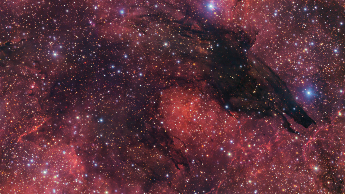 En un ambiente de Halloween, ESO publica una foto de la Nebulosa del Lobo Negro 5 Canaltech