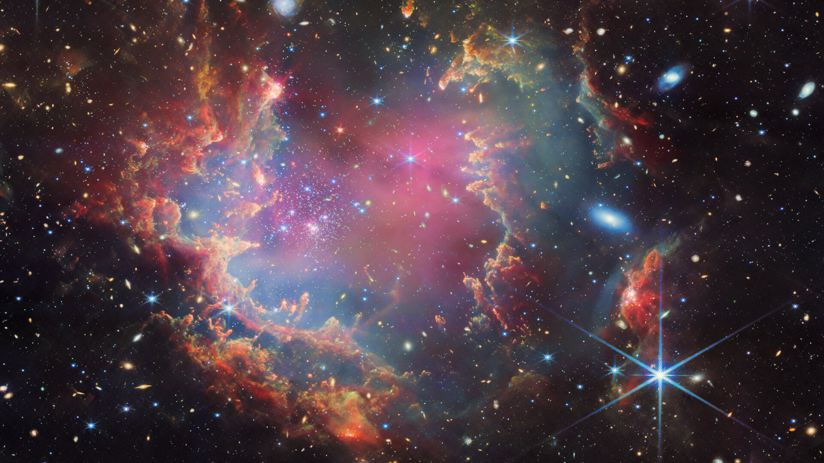 Posibles "estrellas fallidas" descubiertas fuera de la Vía Láctea 5 ESA/Webb, NASA & CSA,P. Zeidler,E. Sabbi,A. Nota,M. Zamani
