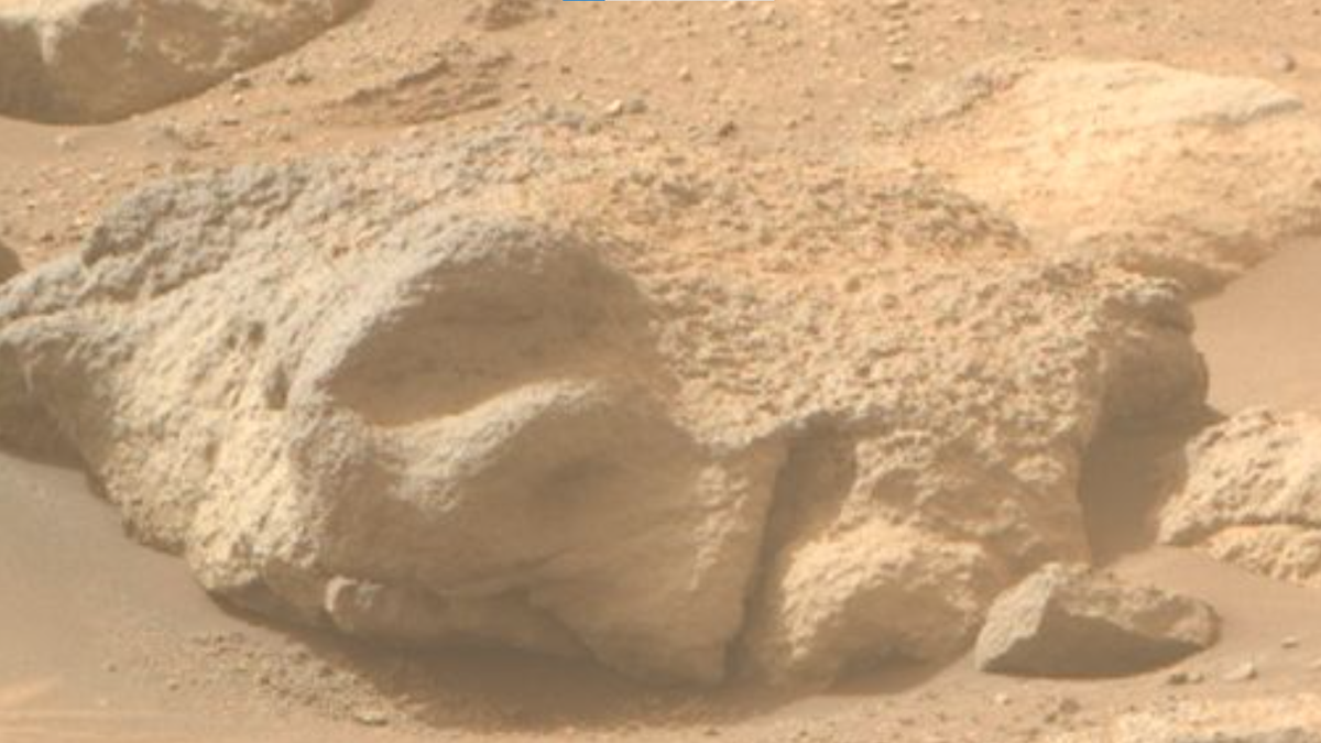 Roca encontrada en Marte parece un rostro humano 5 NASA/JPL-Caltech/ASU