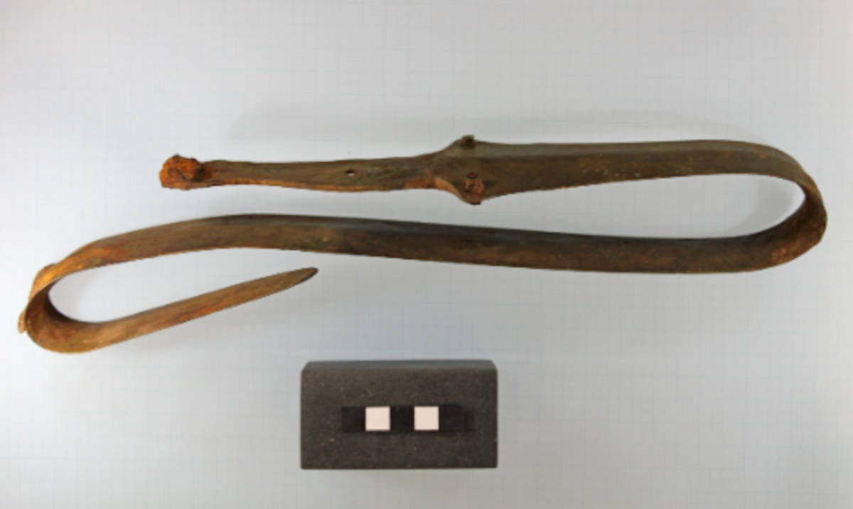 Espada de la Edad de Bronce encontrada en un pantano danés conduce a un tesoro