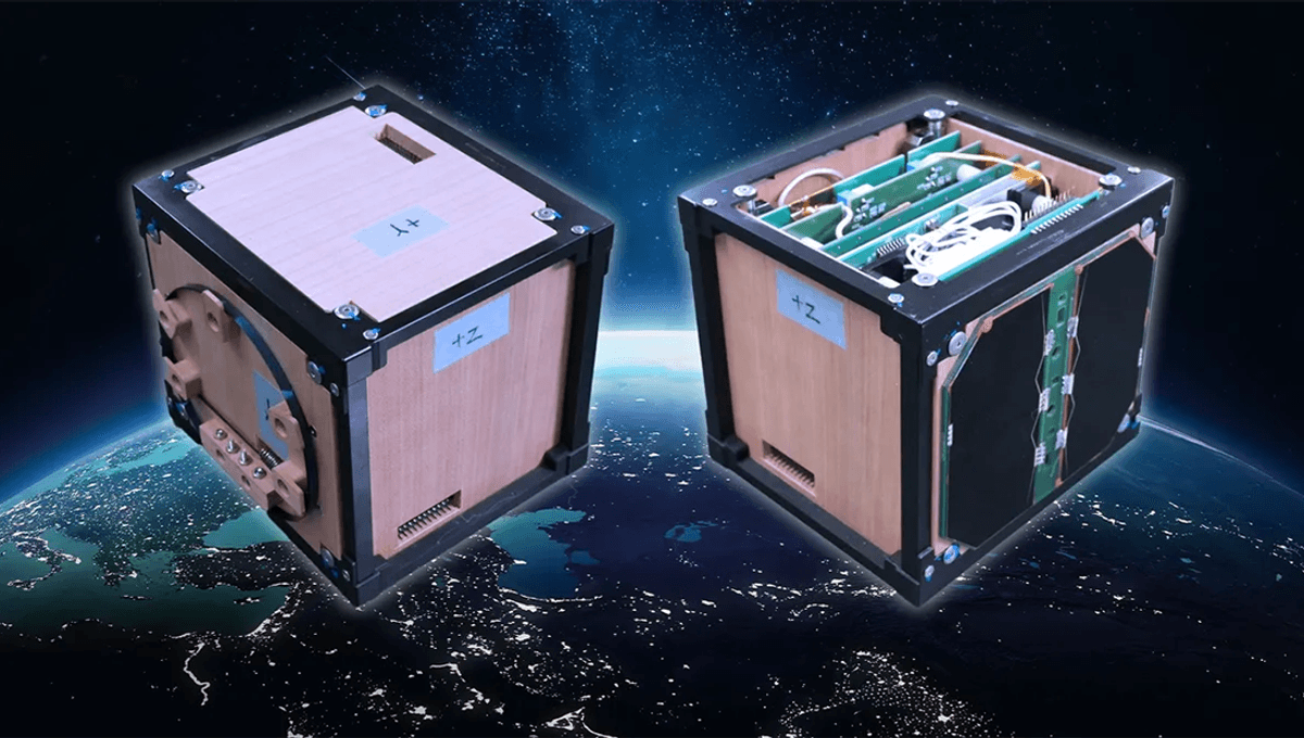 El primer satélite de madera del mundo está a bordo de la ISS y pronto será puesto en órbita