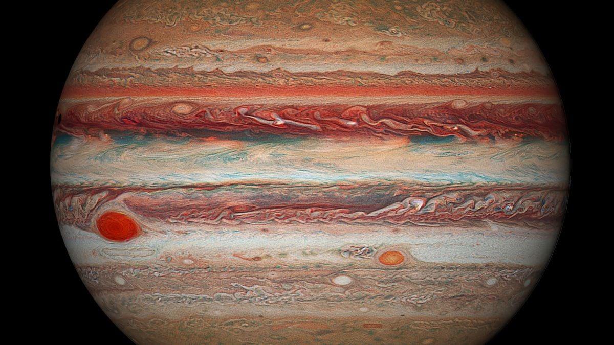 Júpiter no tiene superficie. Entonces, ¿cómo sería descender del planeta? 5 NASA, ESA, Hubble, OPAL Program, STScI/K.Masztalerz