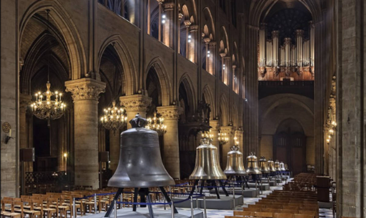 Las campanas de Notre-Dame han sido bendecidas con la reapertura de la catedral 7 Las campanas de Notre-Dame han sido bendecidas con la reapertura de la catedral