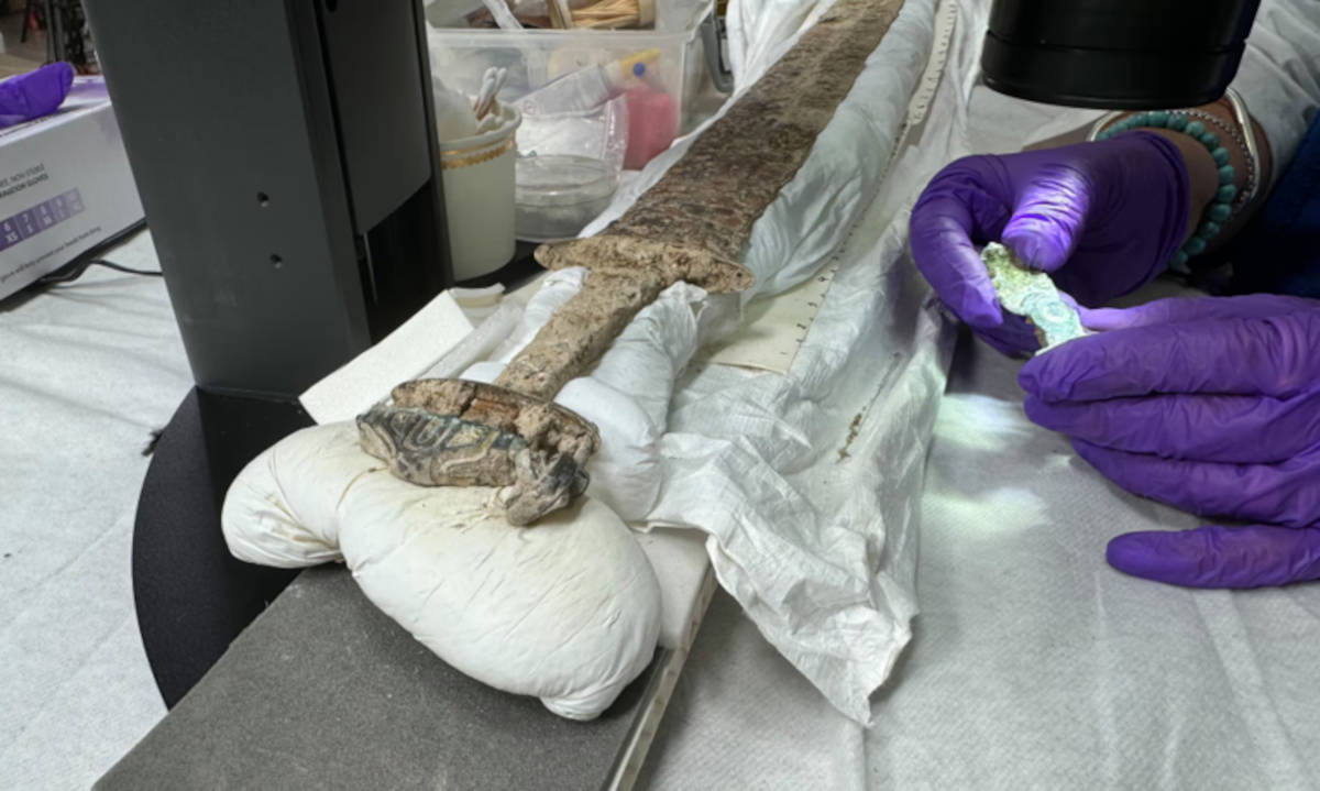 Extraordinaria espada anglosajona del siglo VI encontrada en el cementerio de Kent 5 Extraordinaria espada anglosajona del siglo VI encontrada en el cementerio de Kent