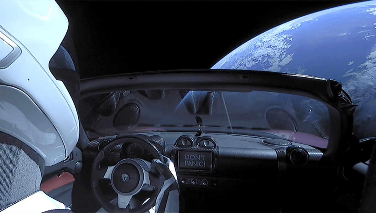 Cerca de la Tierra "Asteroide" manchado por astrónomos resulta ser el auto de Elon Musk 5 Cerca de la Tierra "Asteroide" manchado por astrónomos resulta ser el auto de Elon Musk