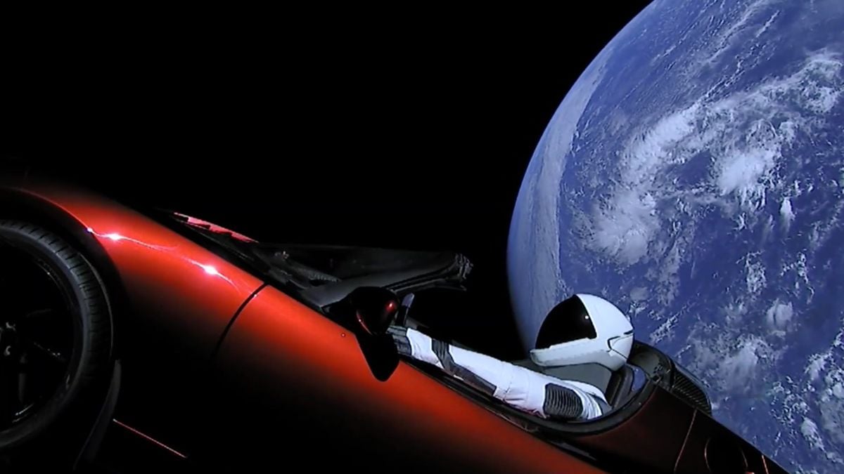 El asteroide recién descubierto era automóvil Tesla Roadster, de Elon Musk 5 Reprodução: Tesla