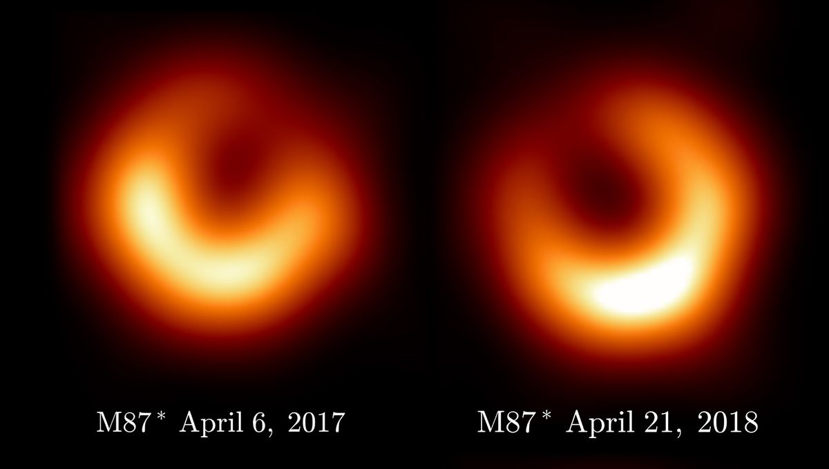 El primer agujero negro fotografiado muestra cambios dramáticos en las observaciones de seguimiento 5 El primer agujero negro fotografiado muestra cambios dramáticos en las observaciones de seguimiento