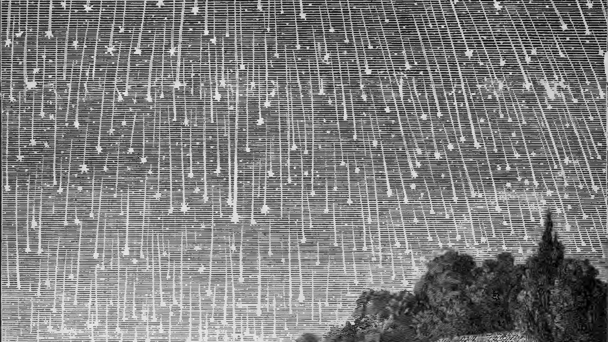 Conoce a la gran tormenta de 1833 meteoros Leonidas 5 Domínio público/Wikimedia Commons