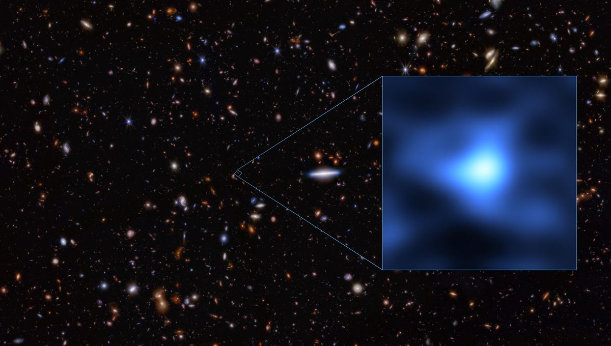 Oxígeno encontrado en la primera galaxia conocida, solo 294 millones de años después del Big Bang