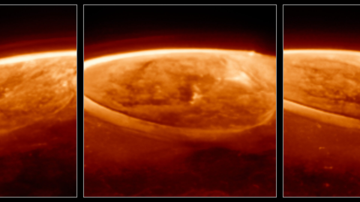 Auroras de Júpiter vista en el telescopio más grande del mundo brillan más que en la tierra 5 ESA/Webb, NASA, CSA, J. Nichols