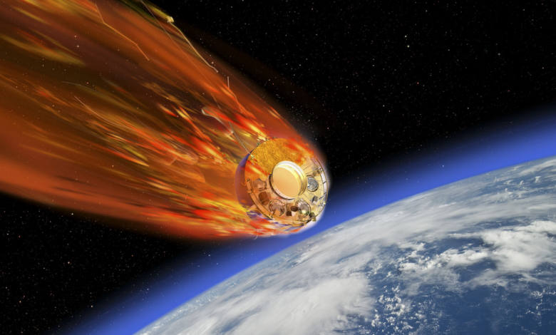 El satélite que cae es perseguido por avión con 26 cámaras para verlo arder 1 ESA/David Ducross